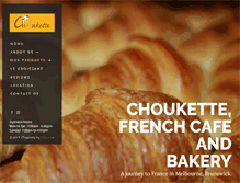 Tablet Screenshot of choukette.com.au